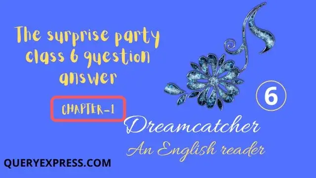 The surprise party class 6 question answer