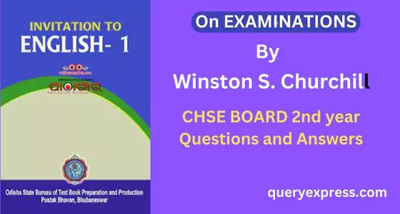 CHSE +2 2nd year On Examination Solutions