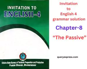 Invitation to English 4 grammar solution