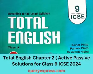 2024 Total English class 9 Chapter 2 answer key