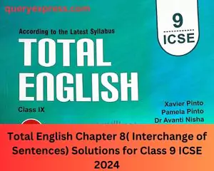 Total English latest edition class 9 chapter 8 2024