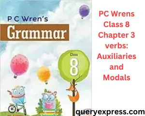PC Wrens Class 8 Chapter 3 verbs
